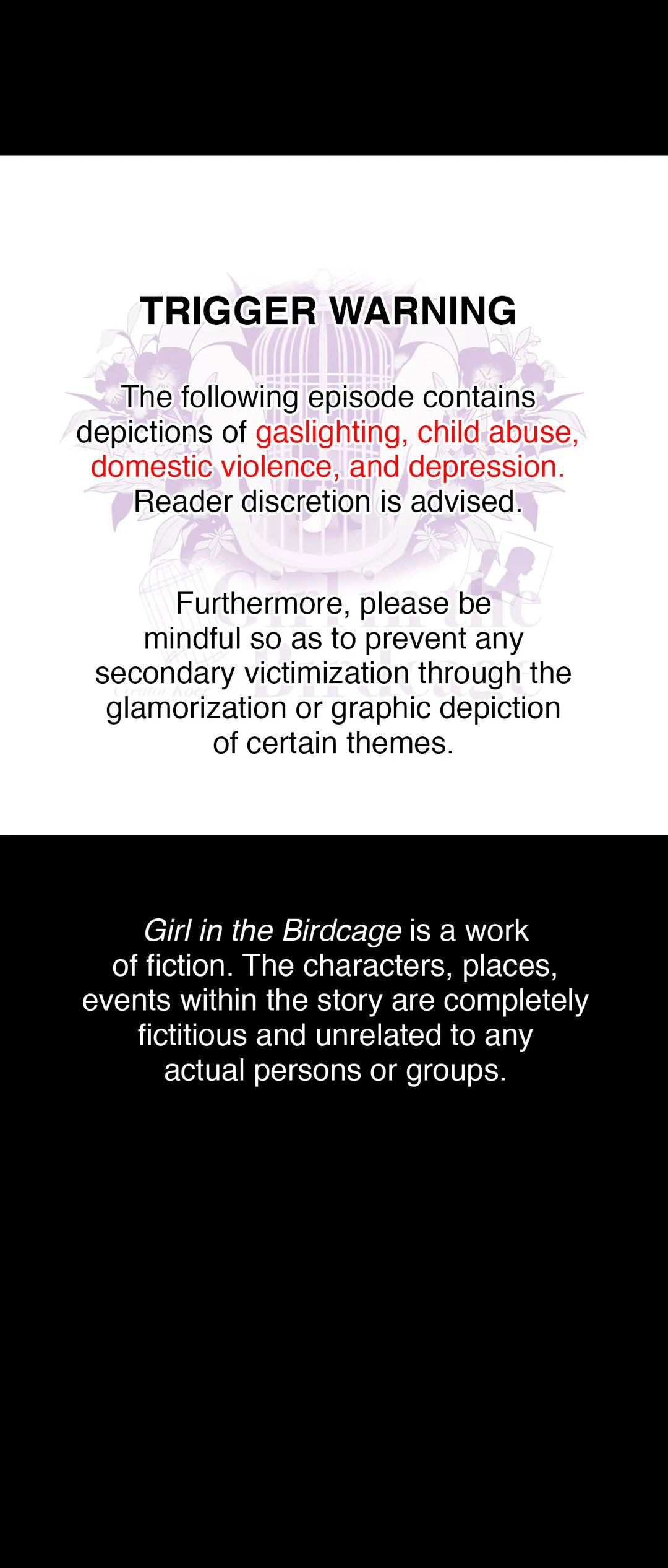 Girl in the Birdcage Chapter 42 image 0