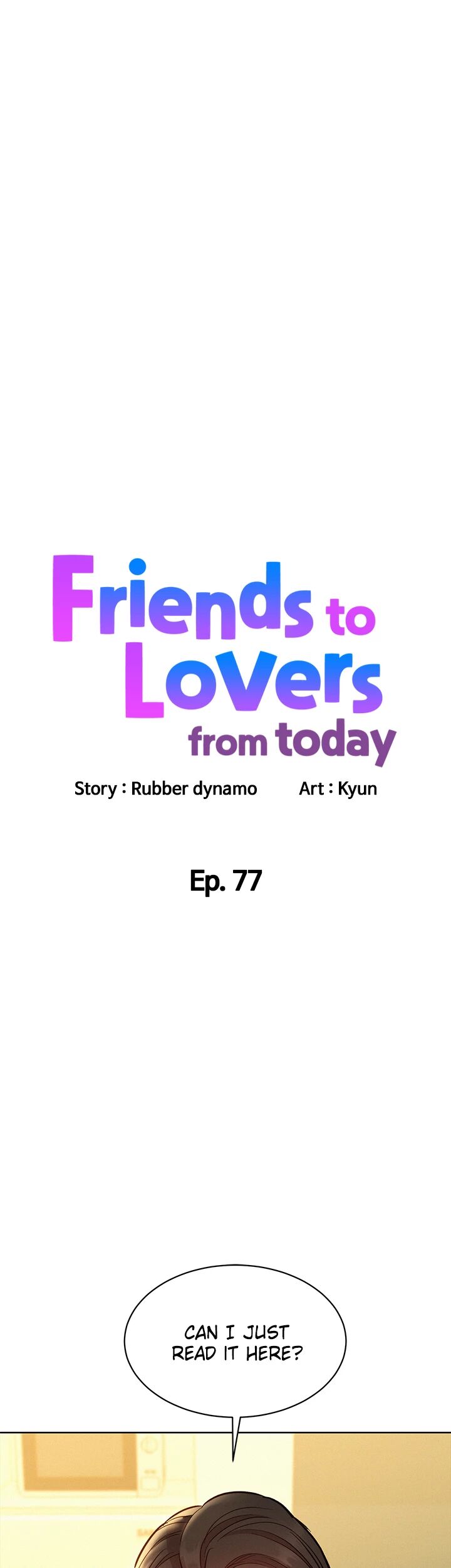Friends to Lovers from Today Chapter 77 image 2