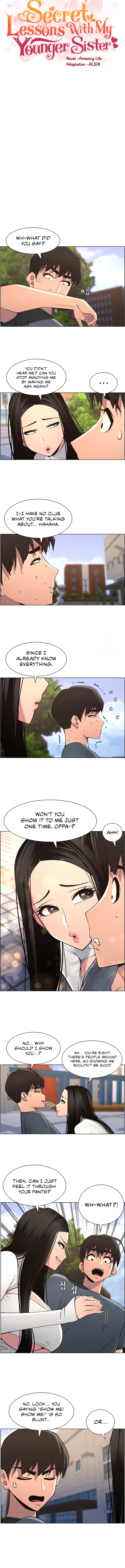 Secret Lessons With My Younger Sister Chapter 34 image 1