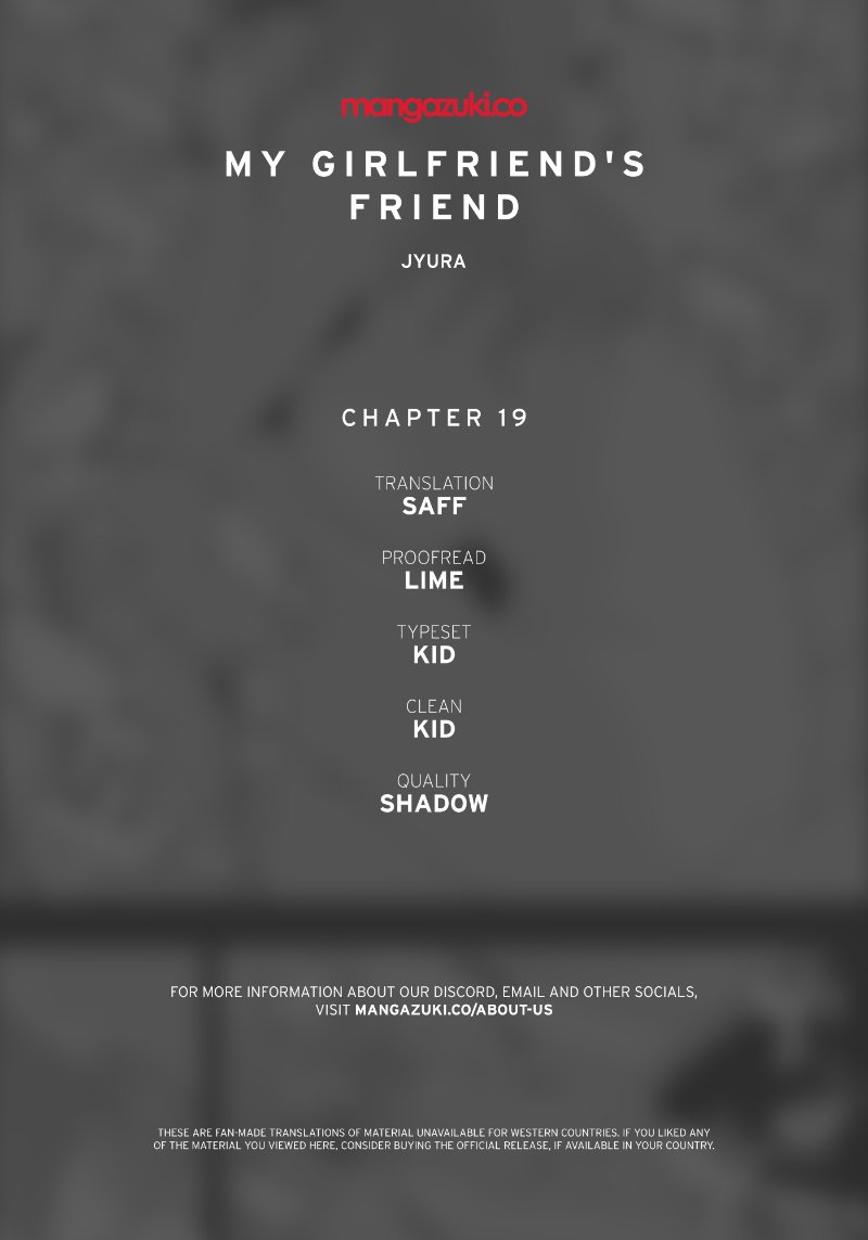 My Girlfriend’s Friend Chapter 19 image 0