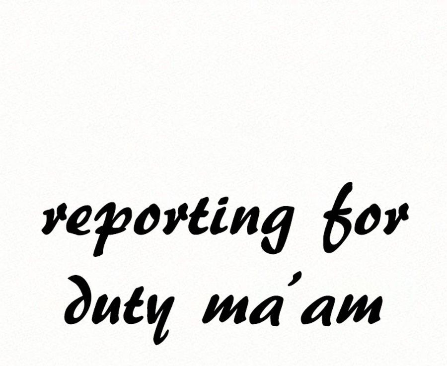 Reporting For Duty Ma’Am Chapter 15 image 7