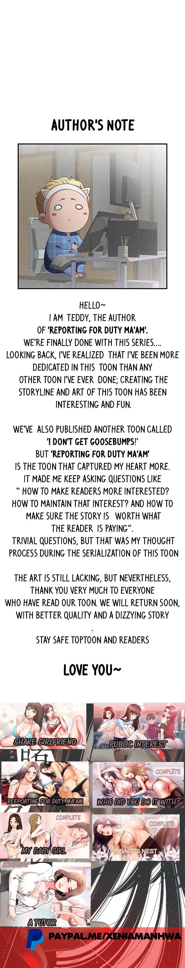 Reporting For Duty Ma’Am Chapter 43 - The End image 24