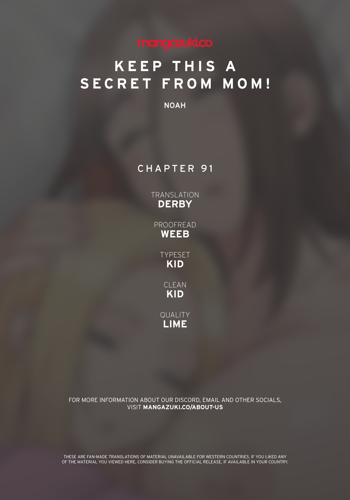 DON’T TELL MOM! Chapter 91 image 0